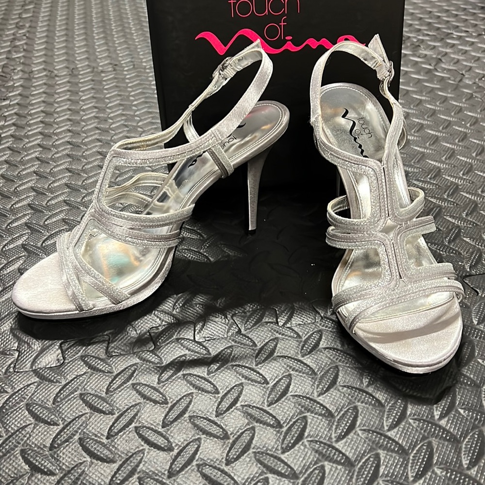 Silver heels